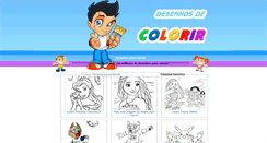Desktop Screenshot of desenhosdecolorir.com.br